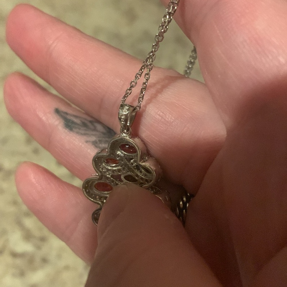 Nwt Elegant Solid Sterling Silver Gem’s Stone Pen… - image 3